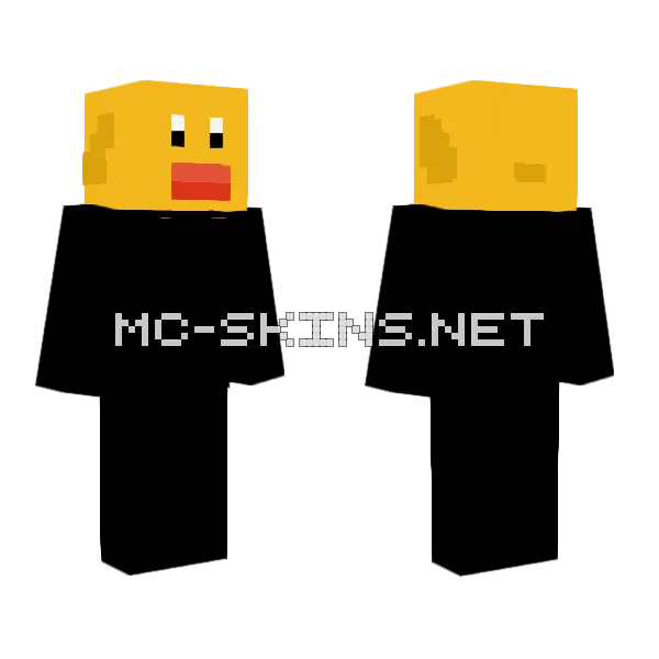 Ducky T T Minecraft skin, front and back