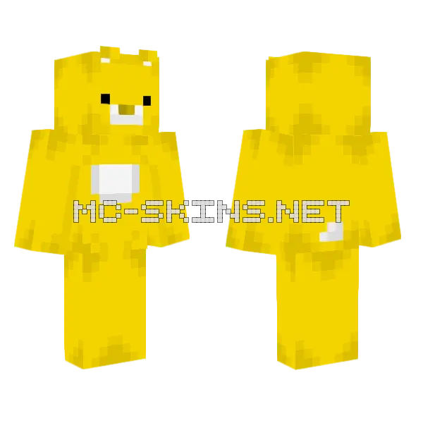 Duda Minecraft skin, front and back