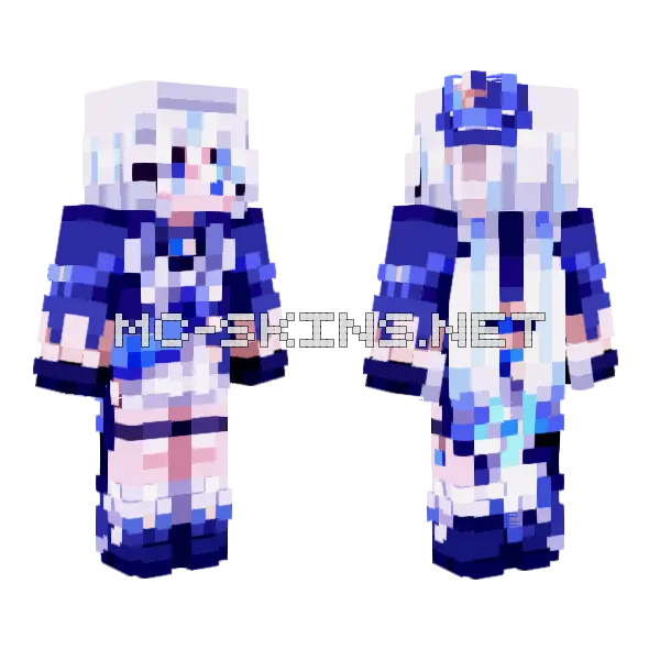 Duel Against The Divine Minecraft skin, front and back