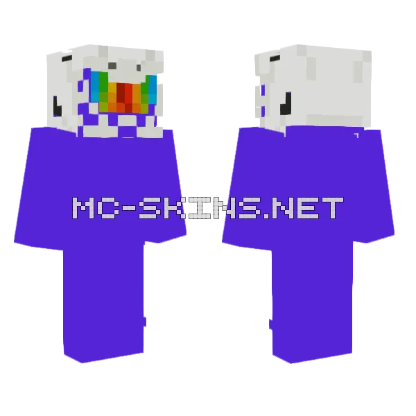 Duhmee Minecraft skin, front and back