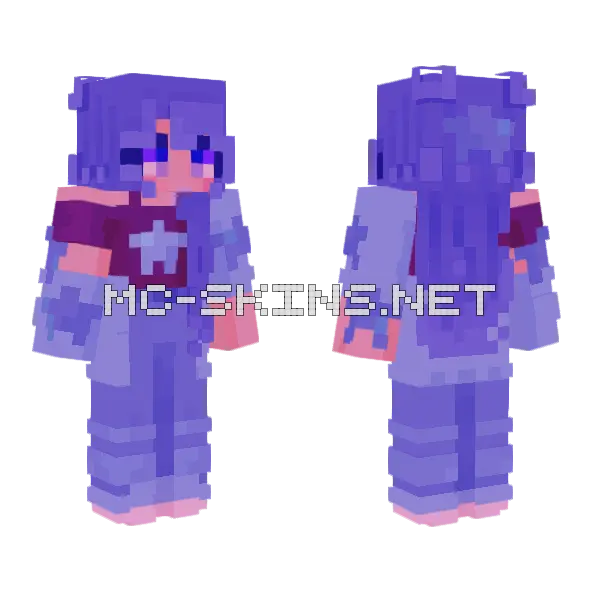 Dusk Star Rce Minecraft skin, front and back