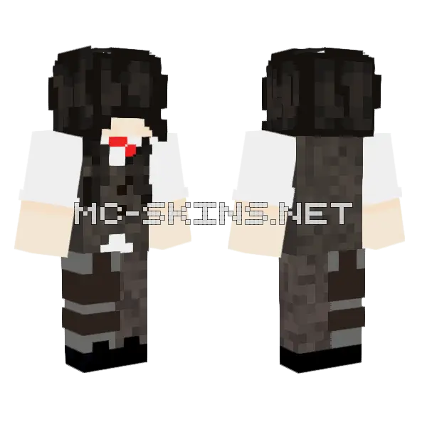Dusk Suit Minecraft skin, front and back