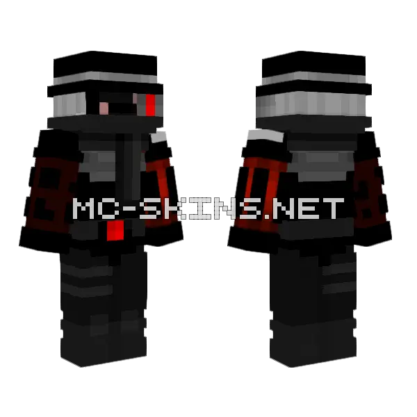 Dusk The Bloodless Minecraft skin, front and back