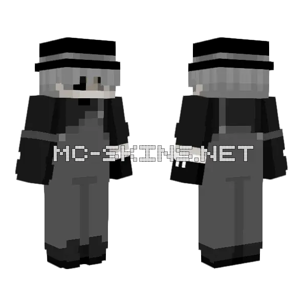 Duskhu Without A Mask Minecraft skin, front and back