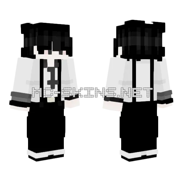 Dusky Vision Deviloof Minecraft skin, front and back
