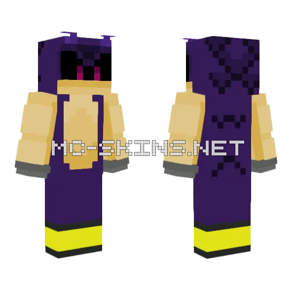 Dust The Watcher Minecraft skin, front and back
