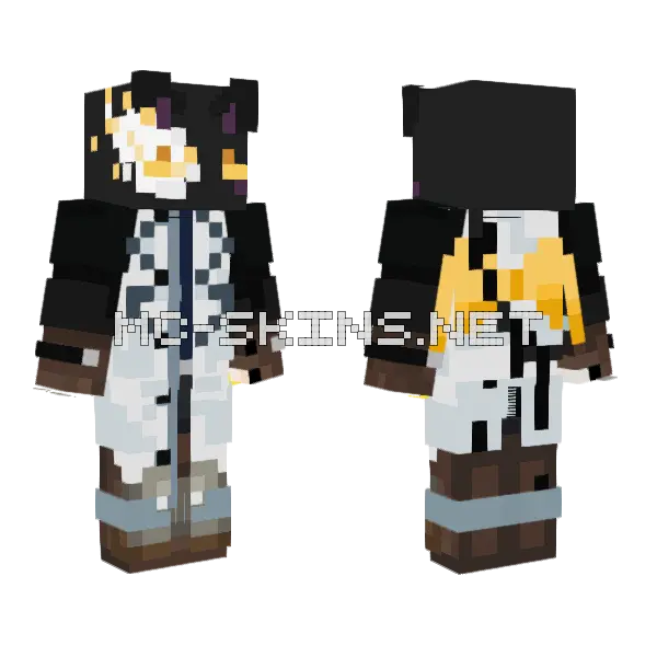 Dusty Boy Minecraft skin, front and back