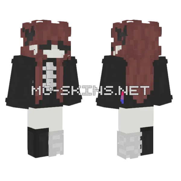 Dwi Fixed Fr Minecraft skin, front and back