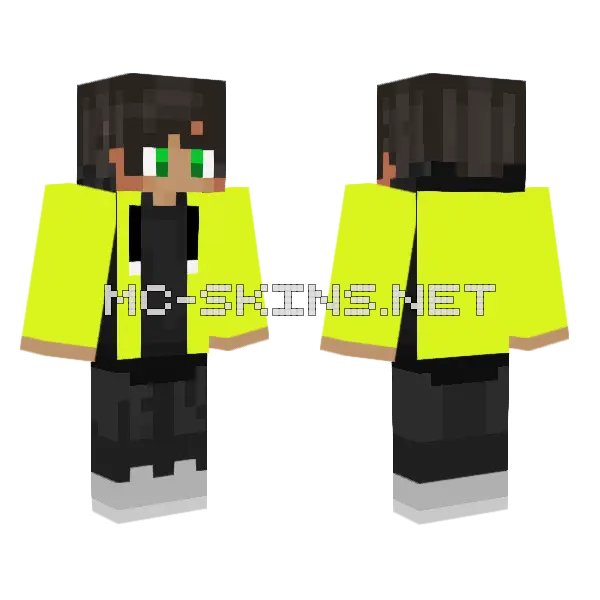 Dylan Minecraft skin, front and back
