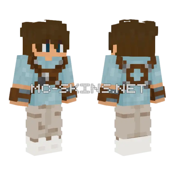 Dylan Runner Minecraft skin, front and back