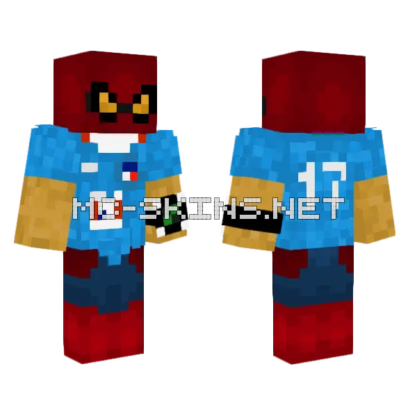 Dylanta17 Minecraft skin, front and back