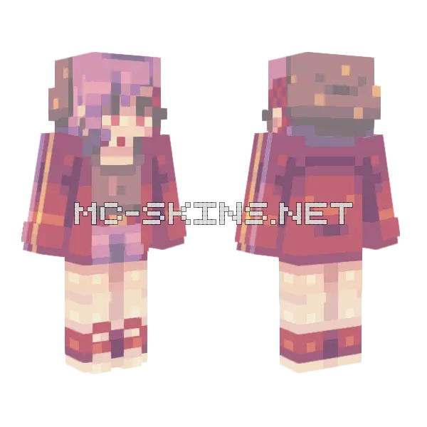Dynamite FS Minecraft skin, front and back