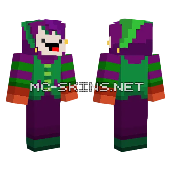 Dyrpy Jon Minecraft skin, front and back