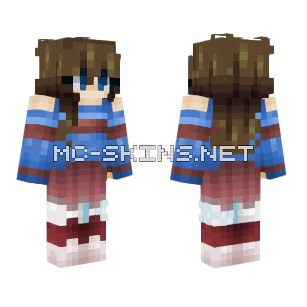 E Ce Mu Minecraft skin, front and back