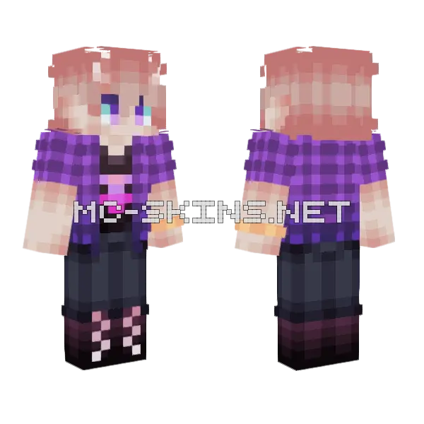 E Devil Minecraft skin, front and back