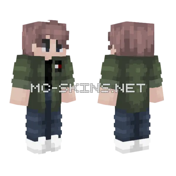 E H H H Minecraft skin, front and back