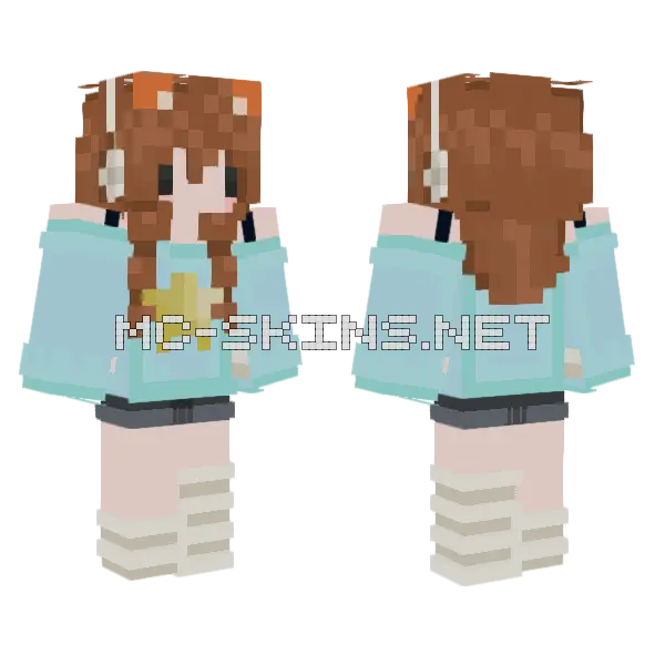 Eaa Minecraft skin, front and back