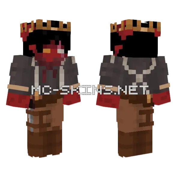 Eaa Minecraft skin, front and back
