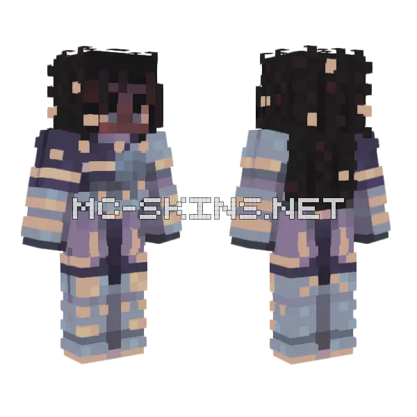 Earliest Memory OC Minecraft skin, front and back