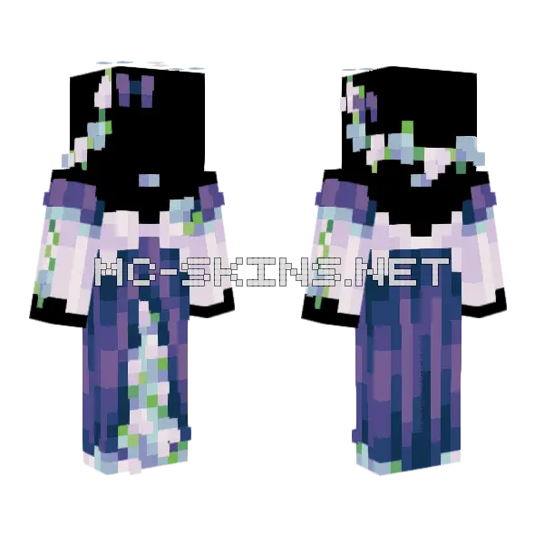 Early Spring Base Remake Minecraft skin, front and back