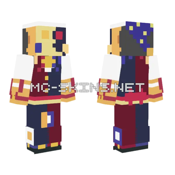 Eass Eclipse Outfit 1 Minecraft skin, front and back