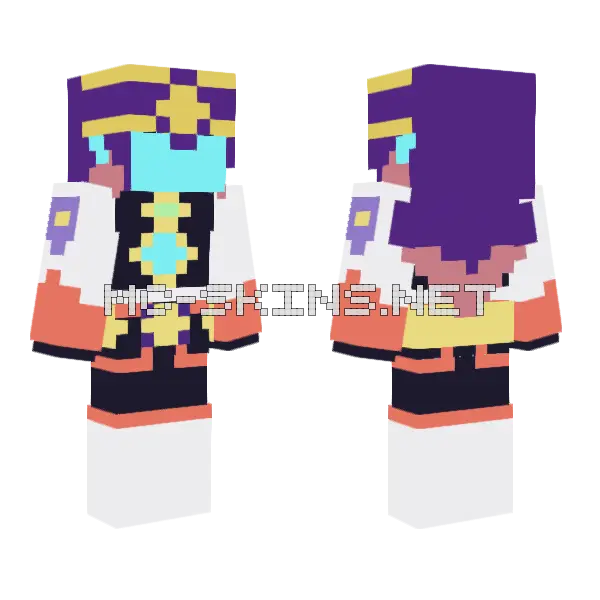 Eass Venus Minecraft skin, front and back
