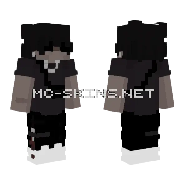 Eboy Minecraft skin, front and back