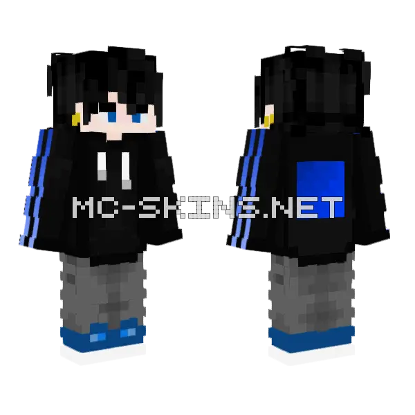 Eboy Skin Ig Minecraft skin, front and back