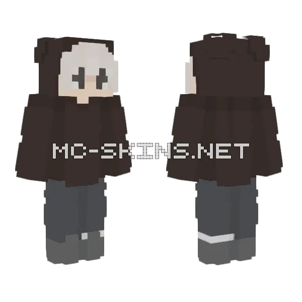 Eboy Time Steve Saga Minecraft skin, front and back