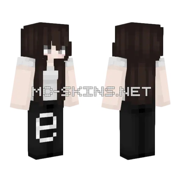 Ecco2k Skin Minecraft skin, front and back