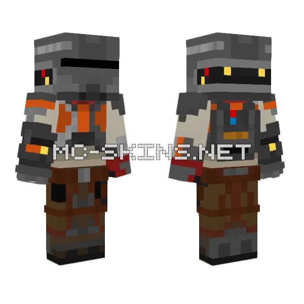 Echo Bad Batch Season 2 Minecraft skin, front and back