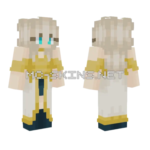 Echo Girl Minecraft skin, front and back