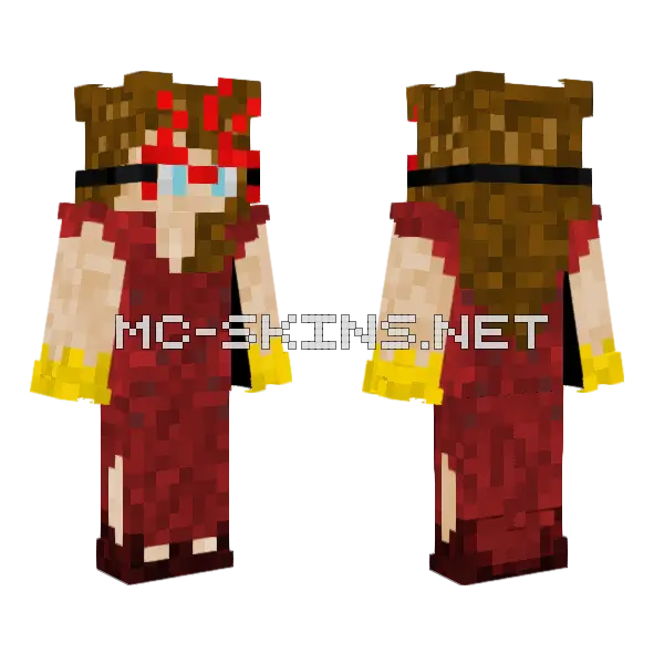 Echo Masquerade Minecraft skin, front and back
