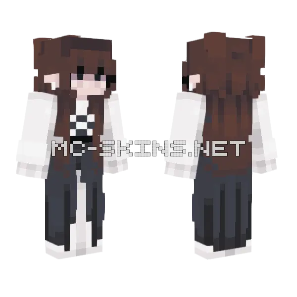 Echoing Shadows FS Minecraft skin, front and back