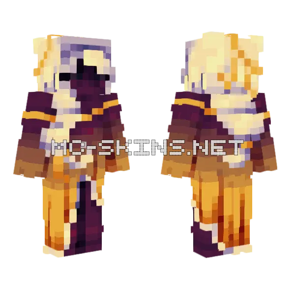 Eclipse CE Minecraft skin, front and back