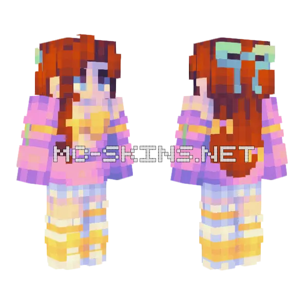 Eclipse SF Minecraft skin, front and back