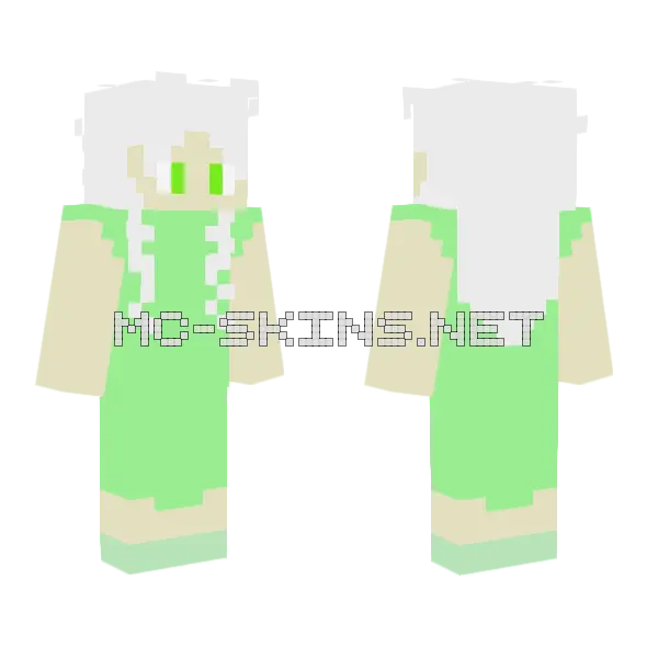 Eclipseina Speedina Minecraft skin, front and back