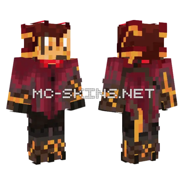Edelli Ring Leader Of The Outcasts Minecraft skin, front and back
