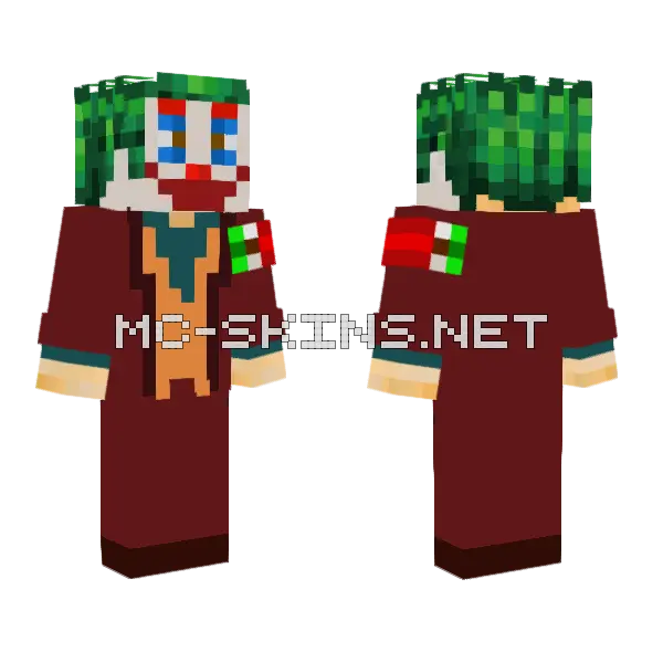 Edgardo666 Es Joker 2019 2024 Minecraft skin, front and back