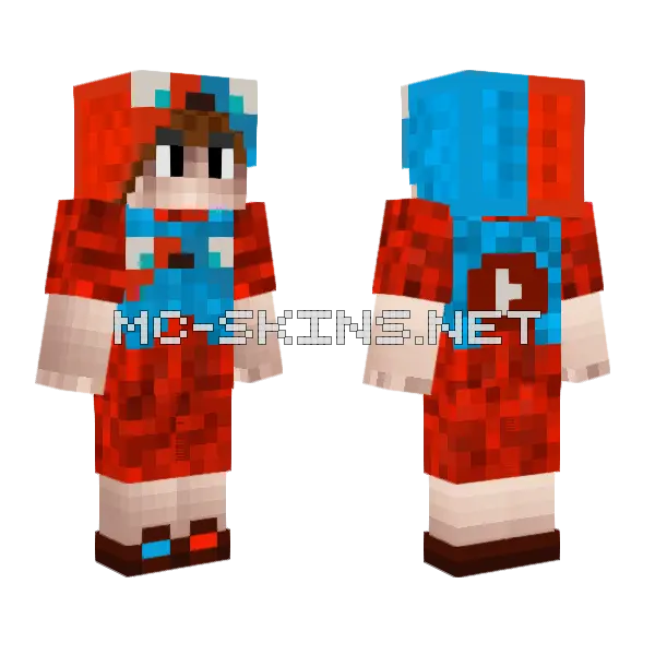 Edgardo666 Es Youtuber Gaming Minecraft skin, front and back