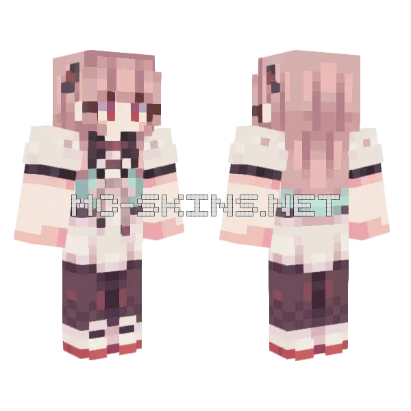 Edit Nene Minecraft skin, front and back