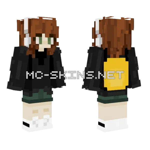 Edit Of My Last Skin Minecraft skin, front and back