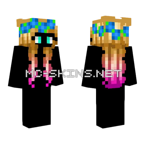 Edited Hb From Silverfillybases Minecraft skin, front and back