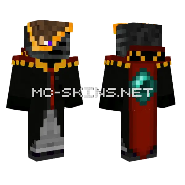 Edited Infection Guy Minecraft skin, front and back