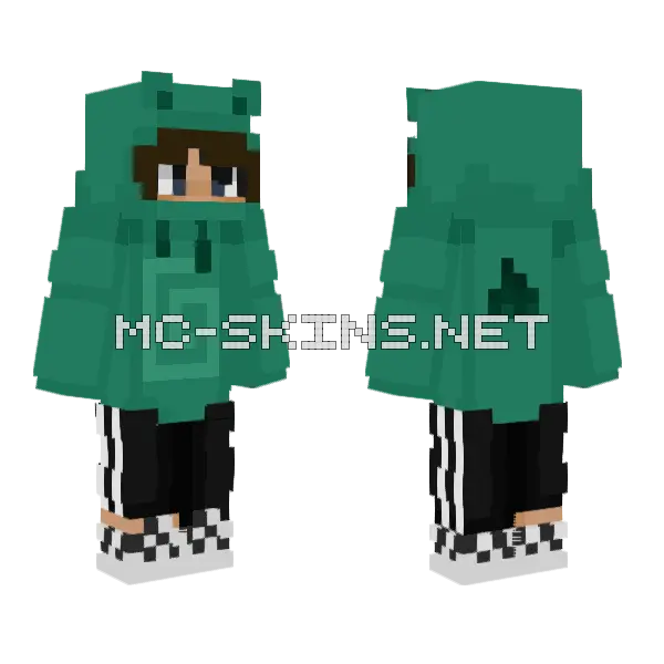 Edited Sapnap Minecraft skin, front and back