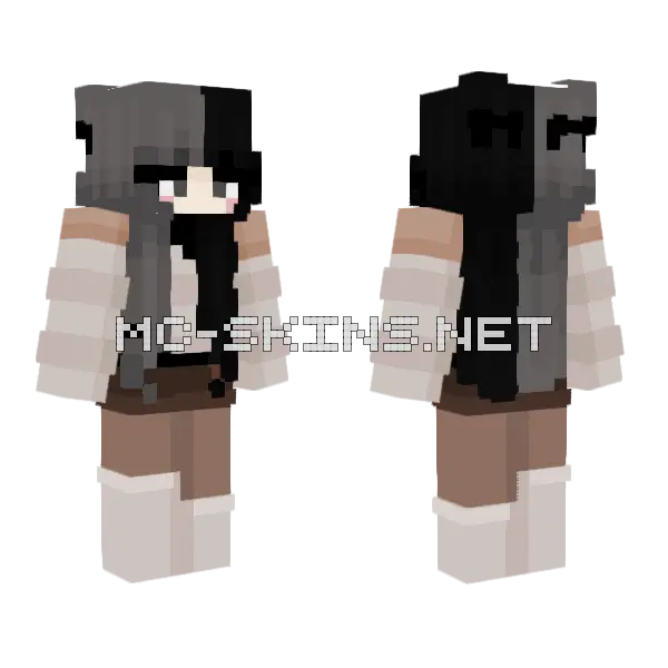 Editytttttttttttt Boy Minecraft skin, front and back