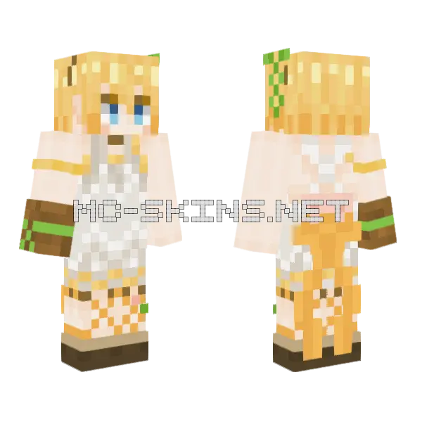 Edna Minecraft skin, front and back