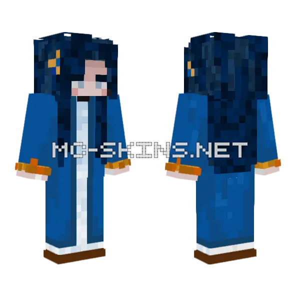 Edwin Thorne Minecraft skin, front and back