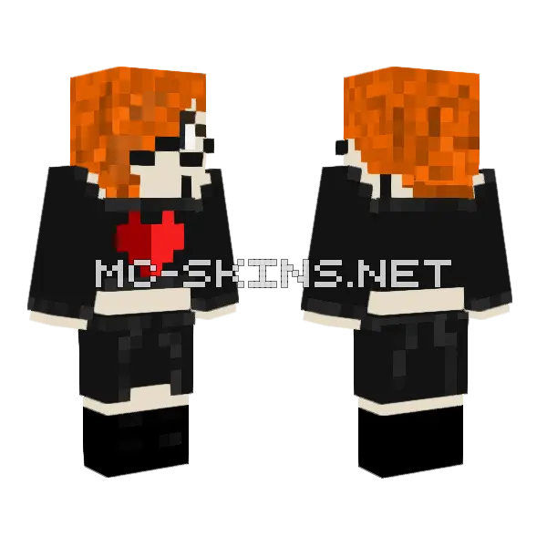 Eeb Minecraft skin, front and back
