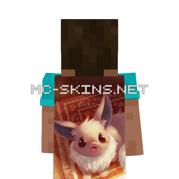 Eevee cape, outside and lining